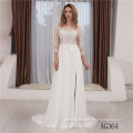 Fashion Elegant Off Shoulder Sweetheart Lace bling mermaid dress Wedding Bride Gown